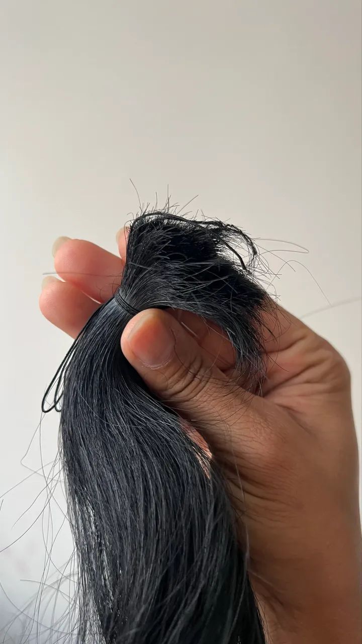 Cabelo humano preto - Foto 4