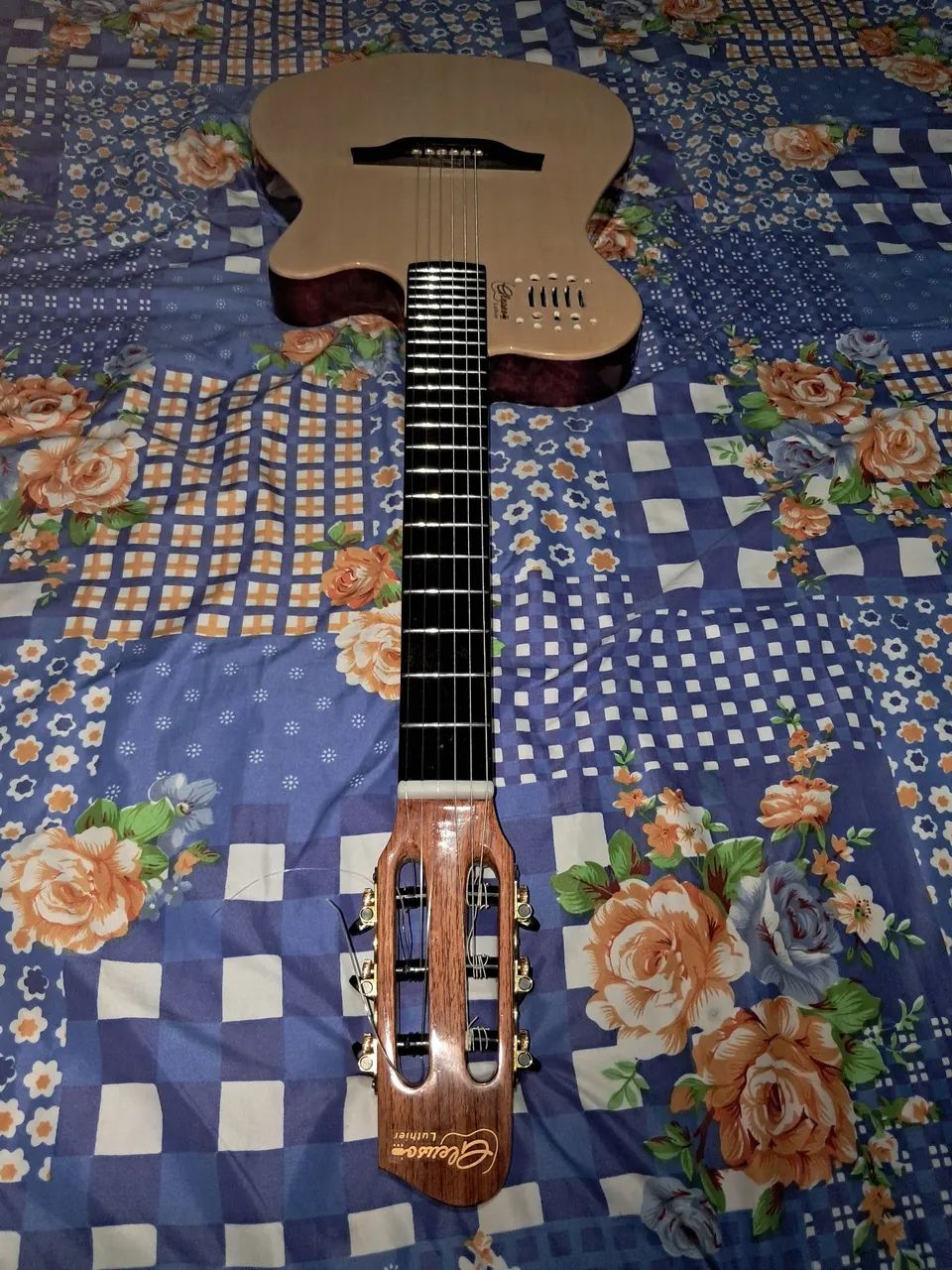 Violão flat semi acústico gleuso luthier  - Foto 2