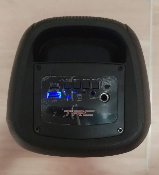 CAIXA DE SOM AMPLIFICADA TRC CT120 - Foto 4