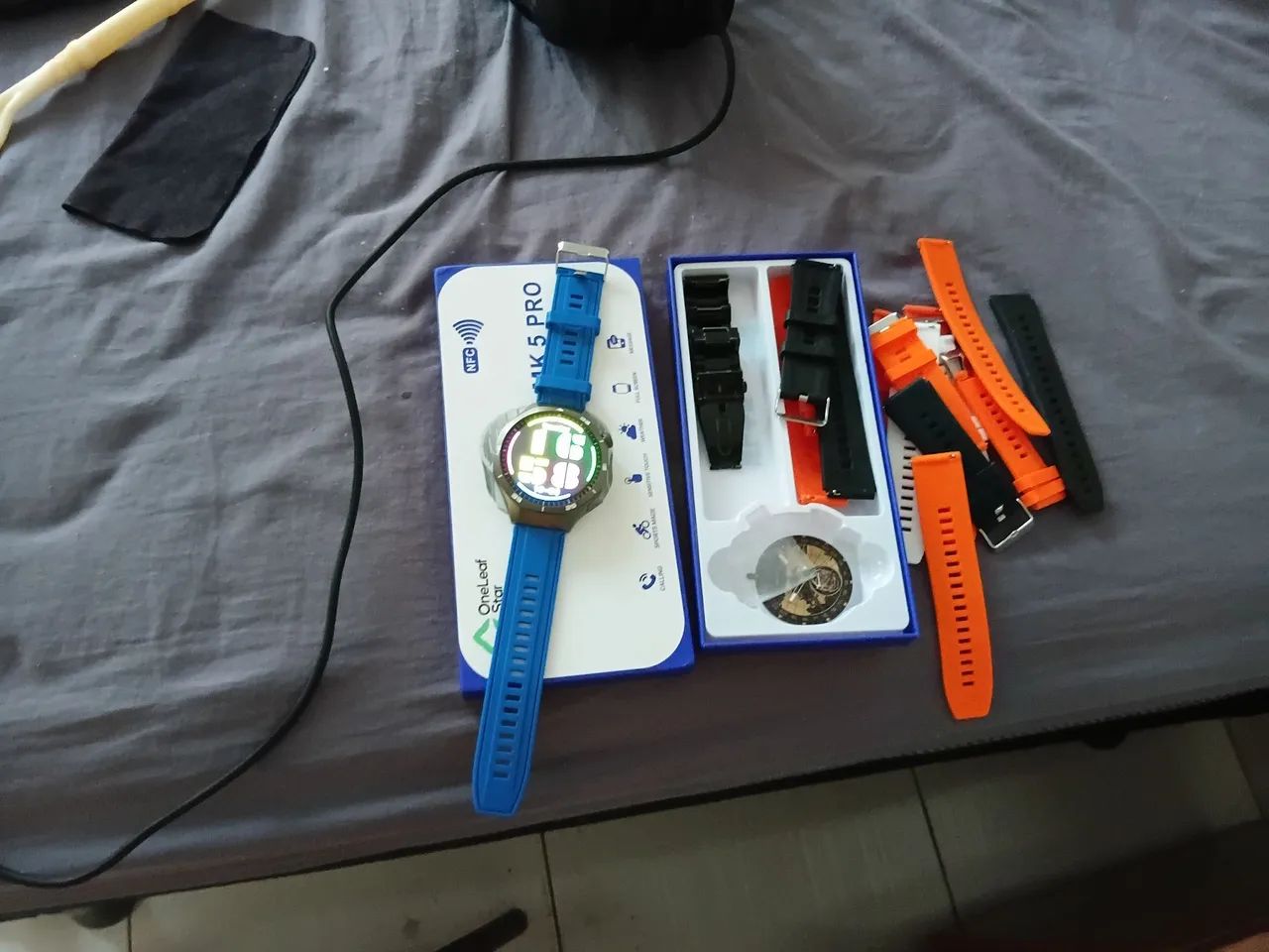 Smartwatch mk 5 pro novo zero 