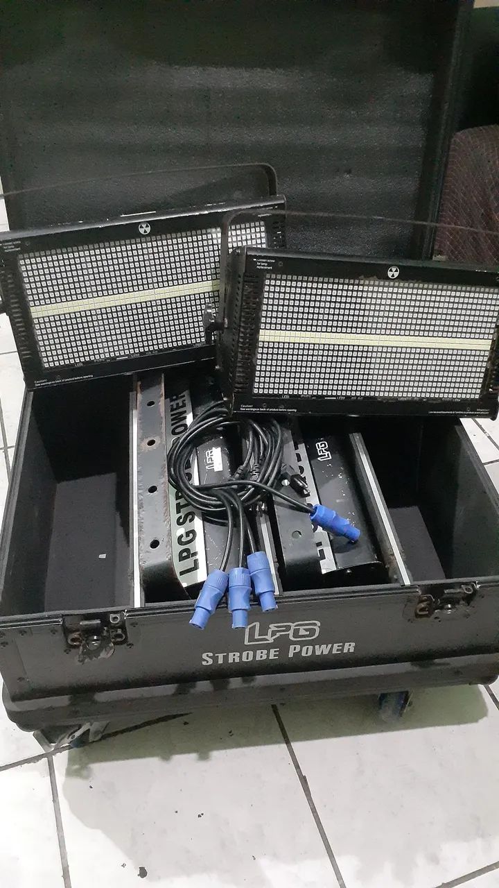 Strobe power Led lpg no case 04 unidades 