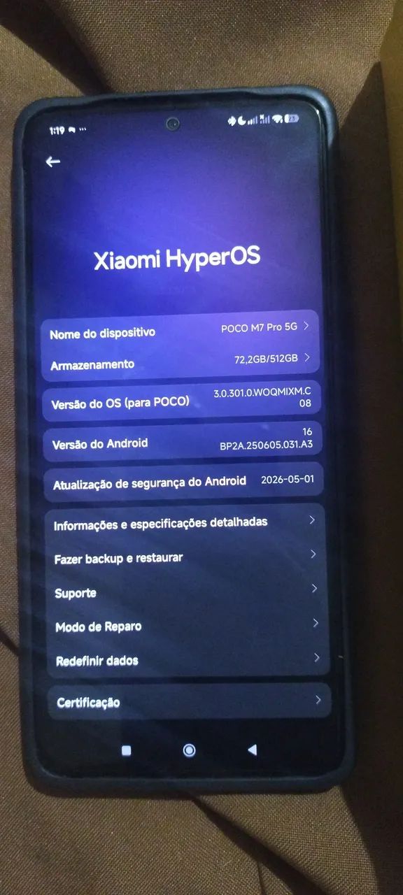 VENDO POCO M7 PRO 512 GB E 12 GB DE RAM - Foto 3