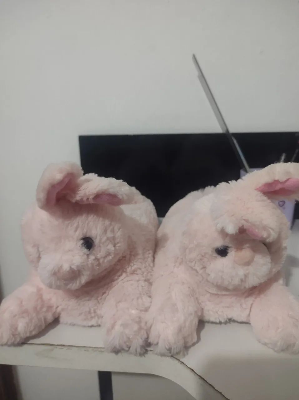 Pantufas Coelho Rosa - Foto 2