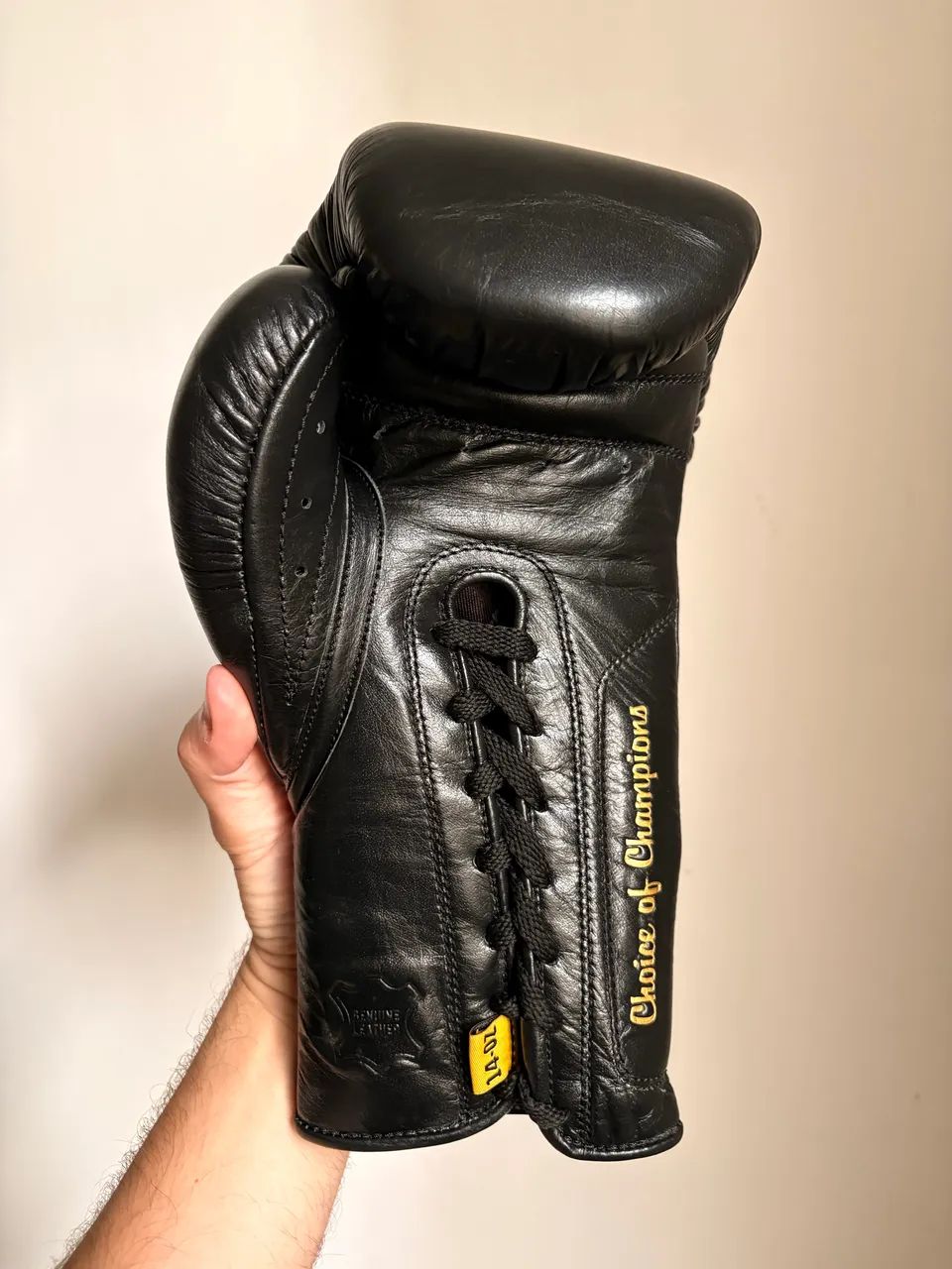 Luvas de Boxe Everlast 1910 Pro Leather Laced - Foto 3