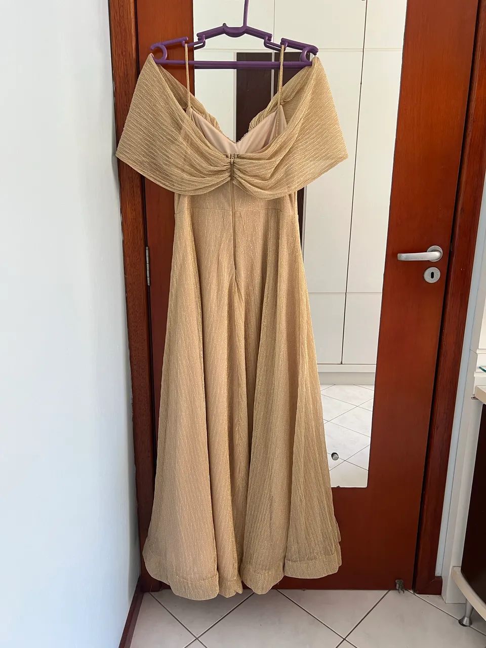 Vestido de festa dourado  - Foto 2