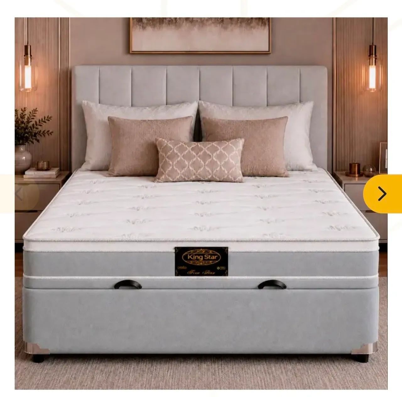 Cama Box Bau Casal - Foto 4