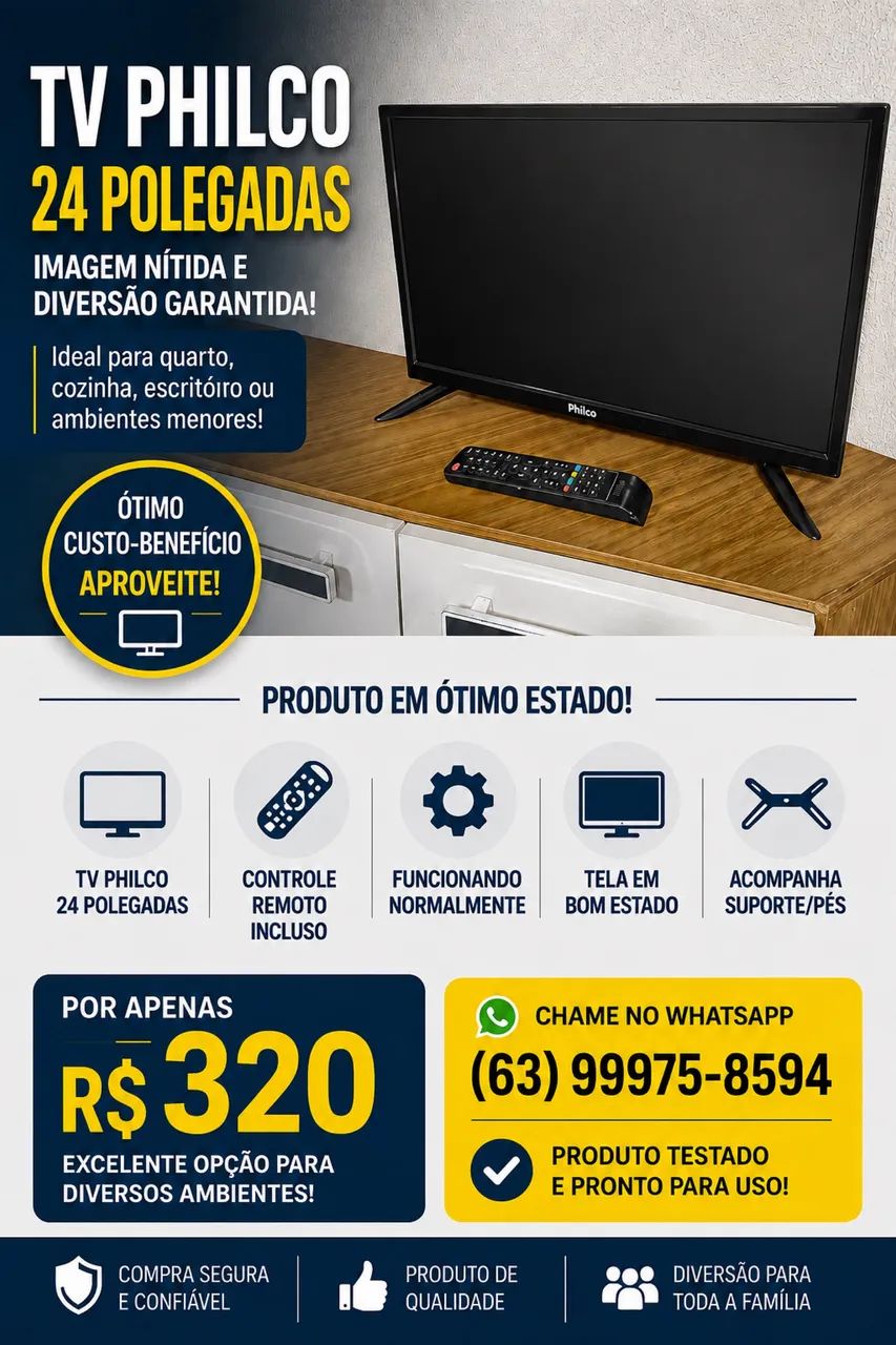 Tv Philco 24 polegadas  - Foto 2