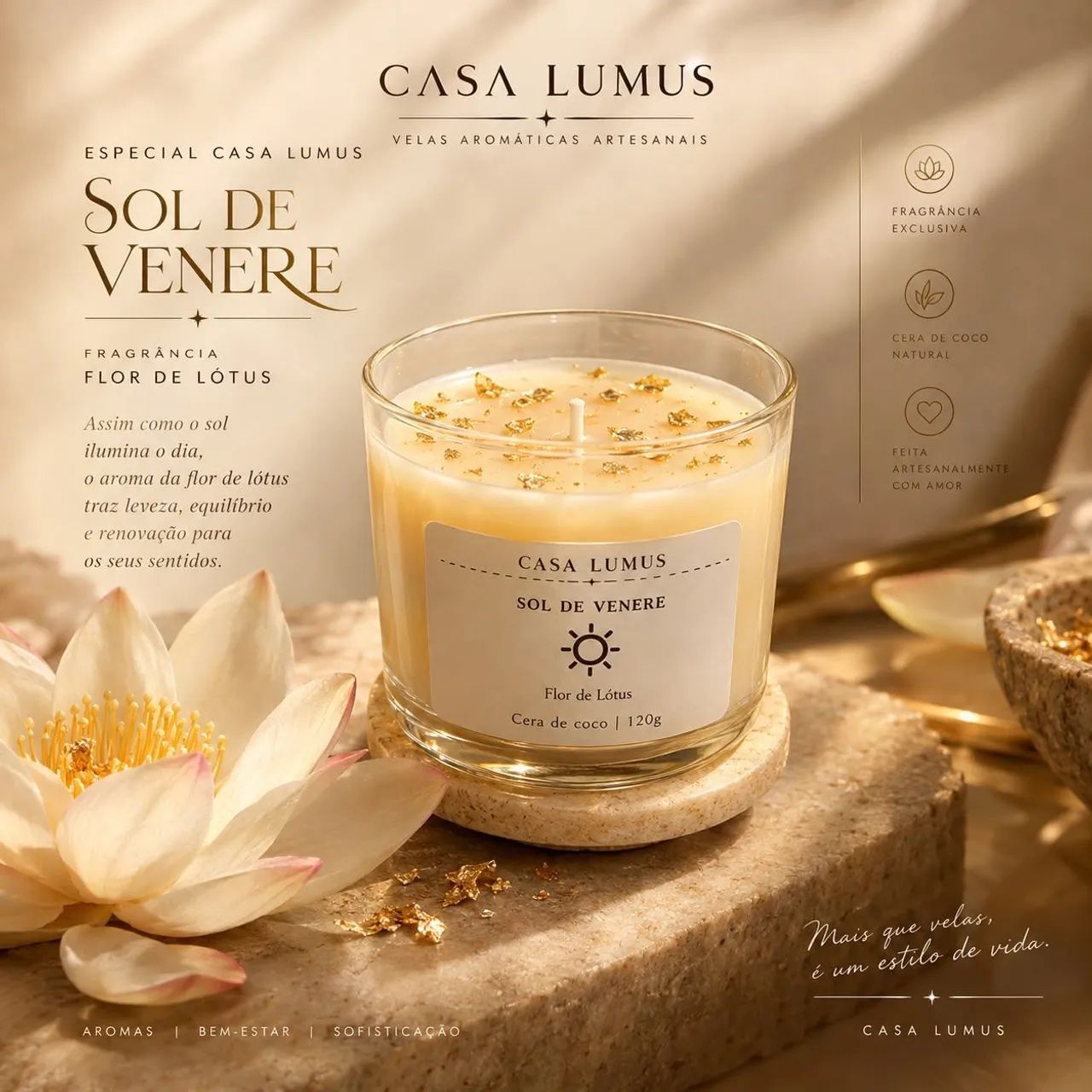 Velas Aromáticas Casa Lumus  - Foto 3