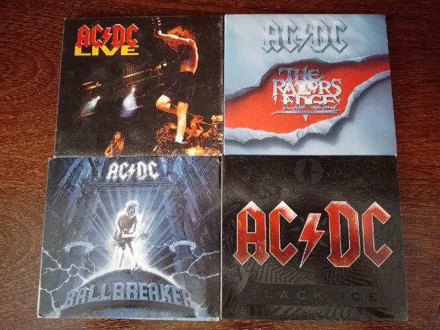 cd ac dc coleçao com 4 cds