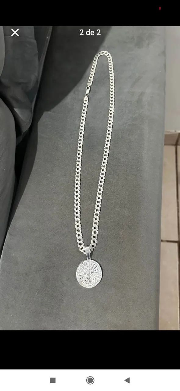 Cordão de prata  - Foto 2