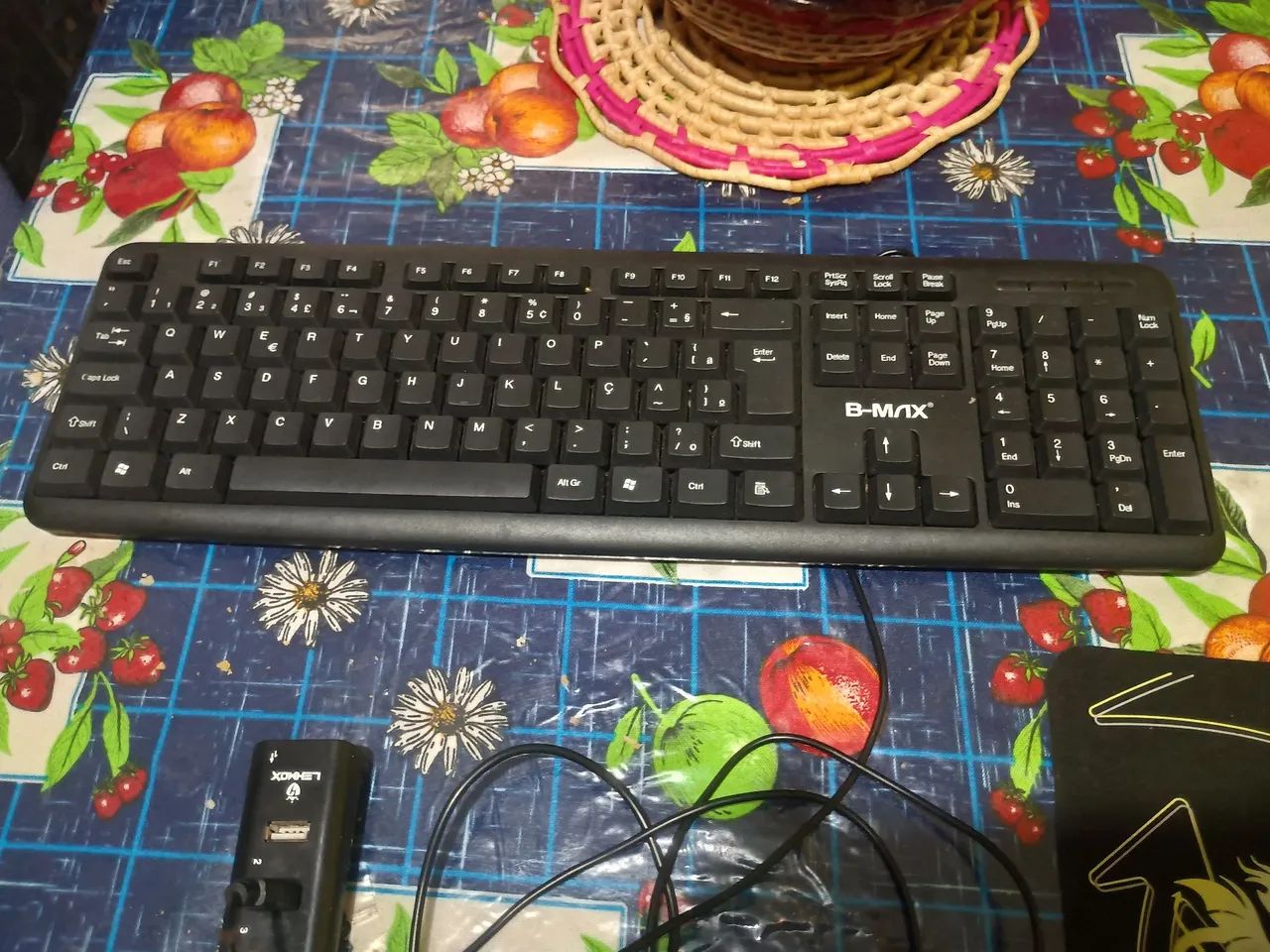 Kit Teclado Mouse e Mousepad Office com Fio USB - Foto 4