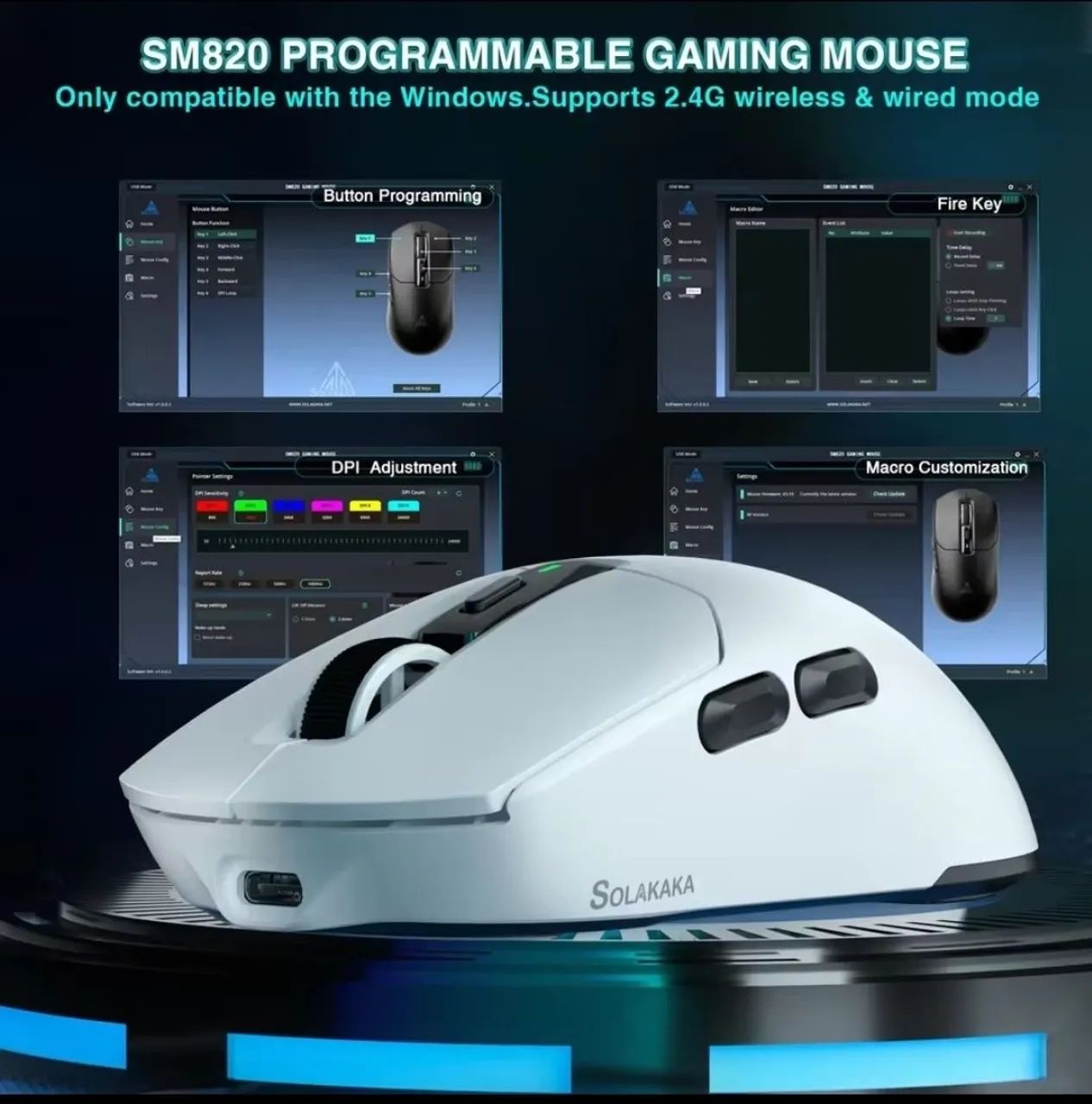 Mouse Gamer Tri Mode - Foto 4