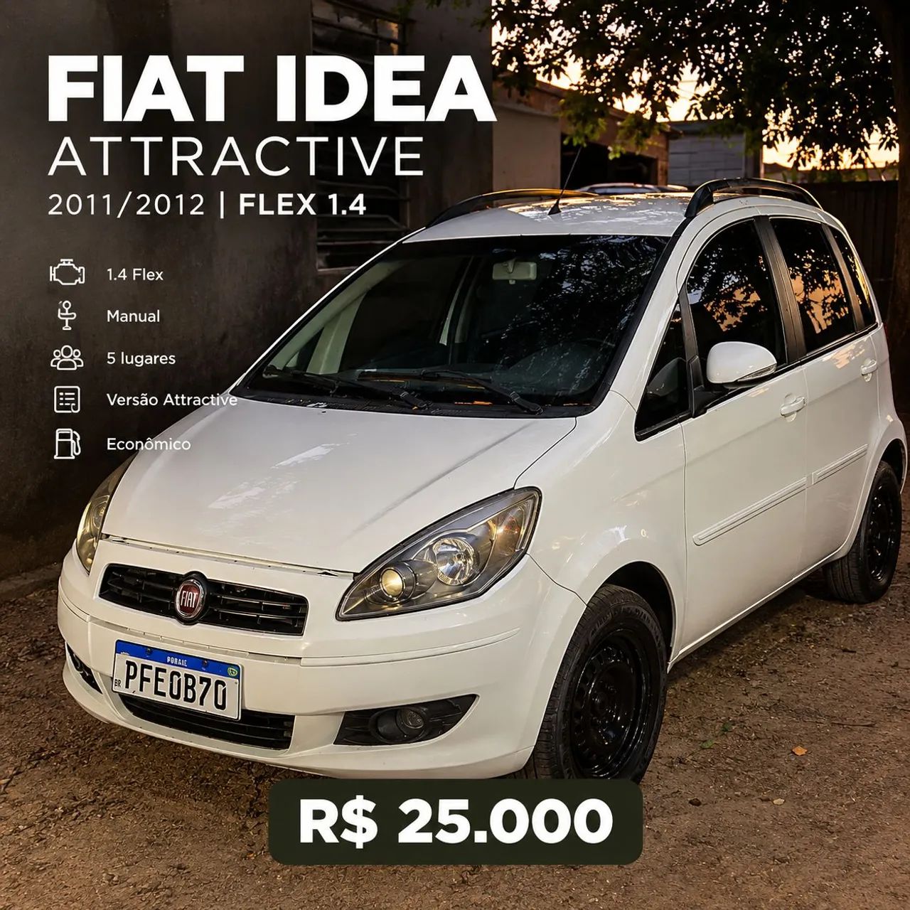 Fiat Idea Idea ATTRACTIVE 1.4 Fire Flex 8V 5p 2012