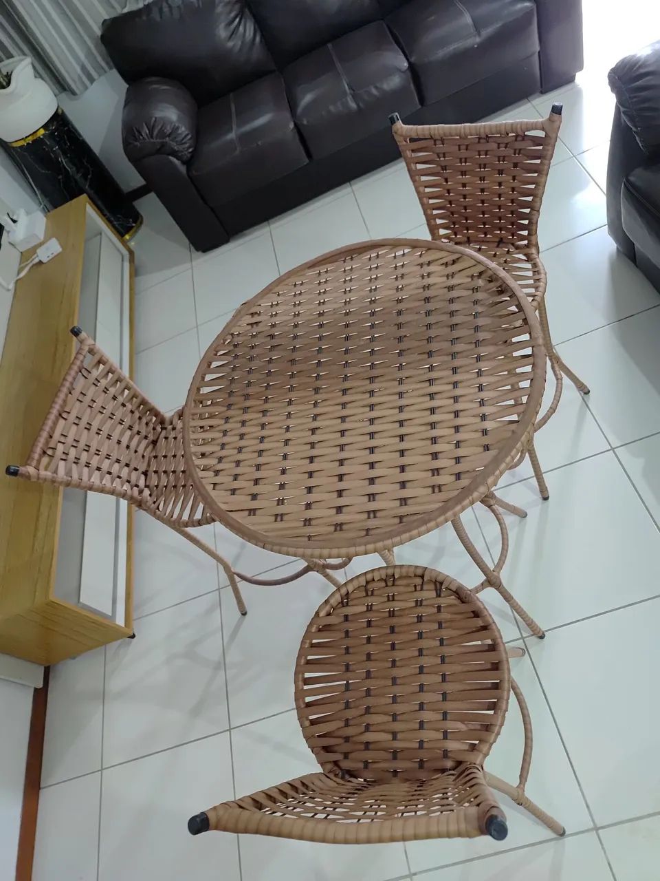 Mesinhas Bistro Novas Em Vime - Foto 2