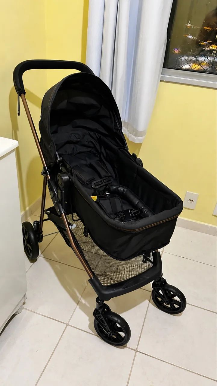 Kit galzerano com carrinho de passeio + bebê conforto + base - Foto 2