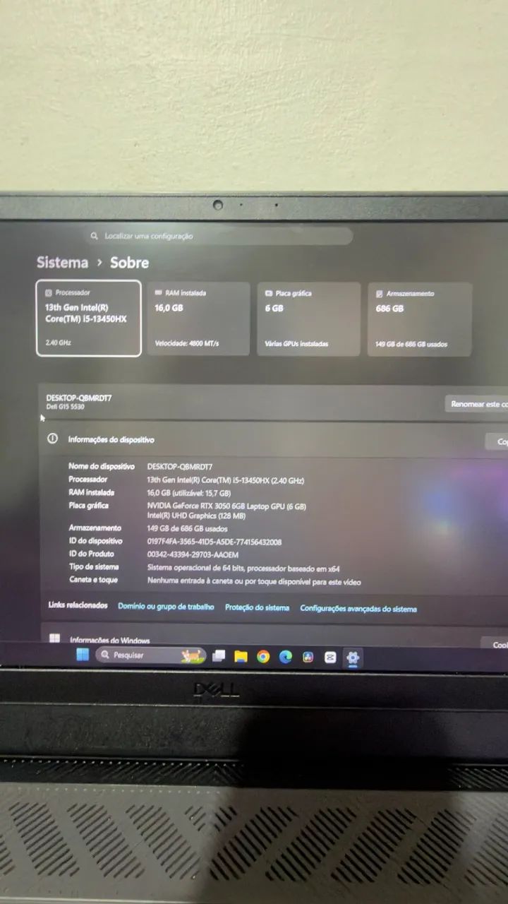 Notebook DELL G15  - Foto 5