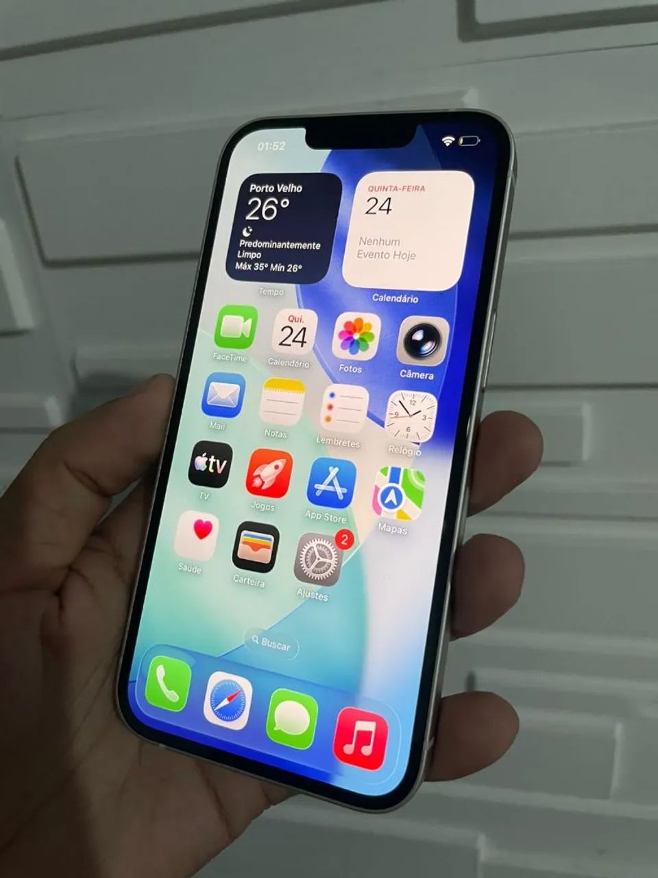 iPhone 14 branco impecável 128gb 