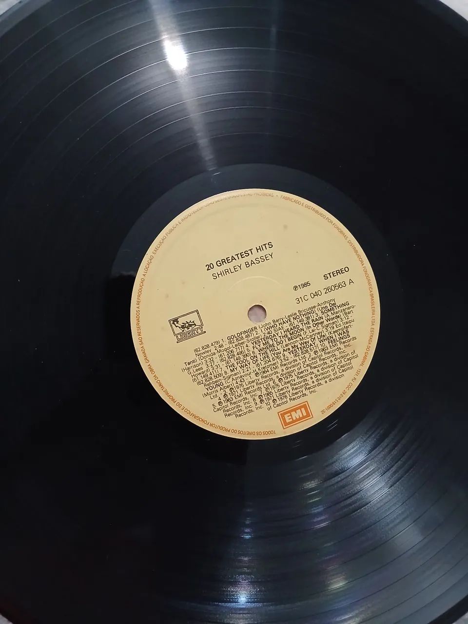 Lp Shirley Bassey 20 greatest hits usado  - Foto 3