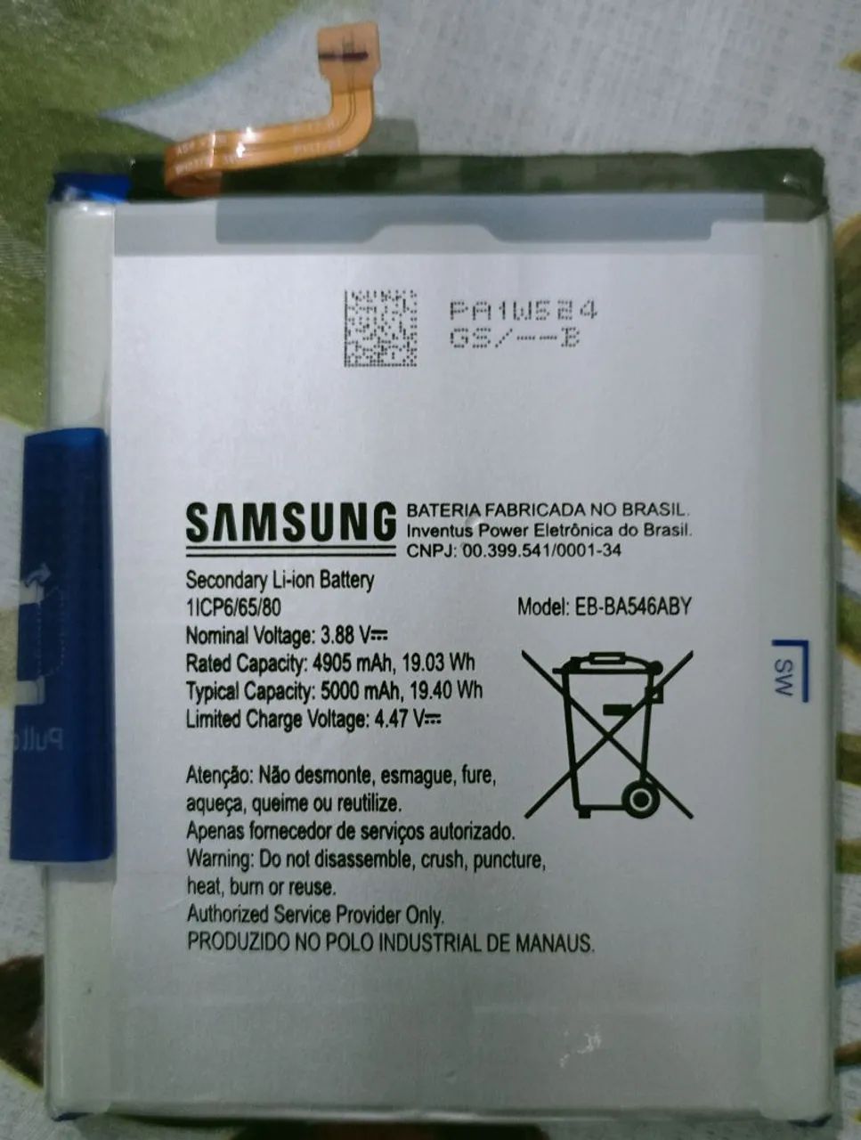 Bateria original do A54