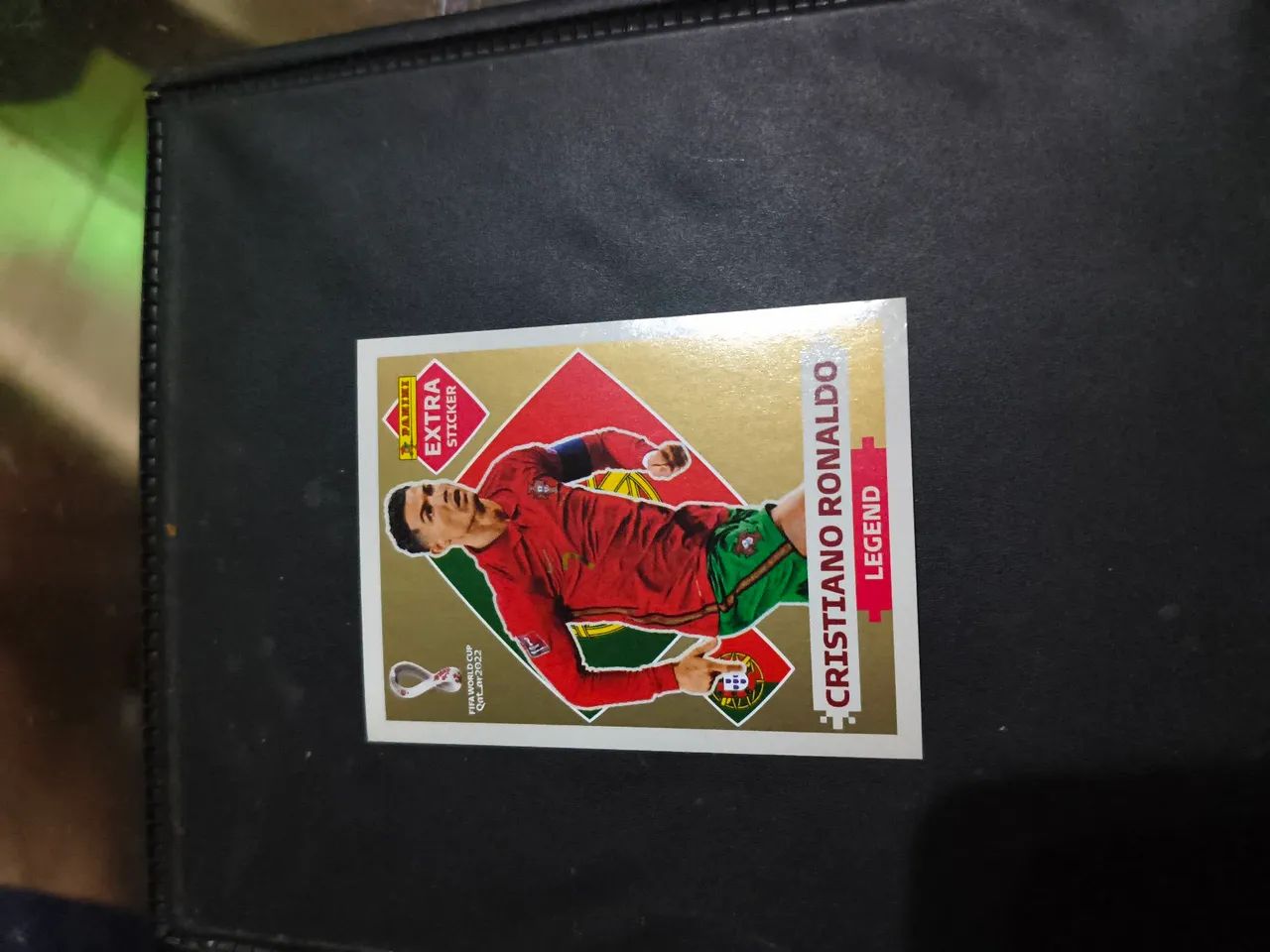 Figurinha legend Ouro Cristiano Ronaldo 
