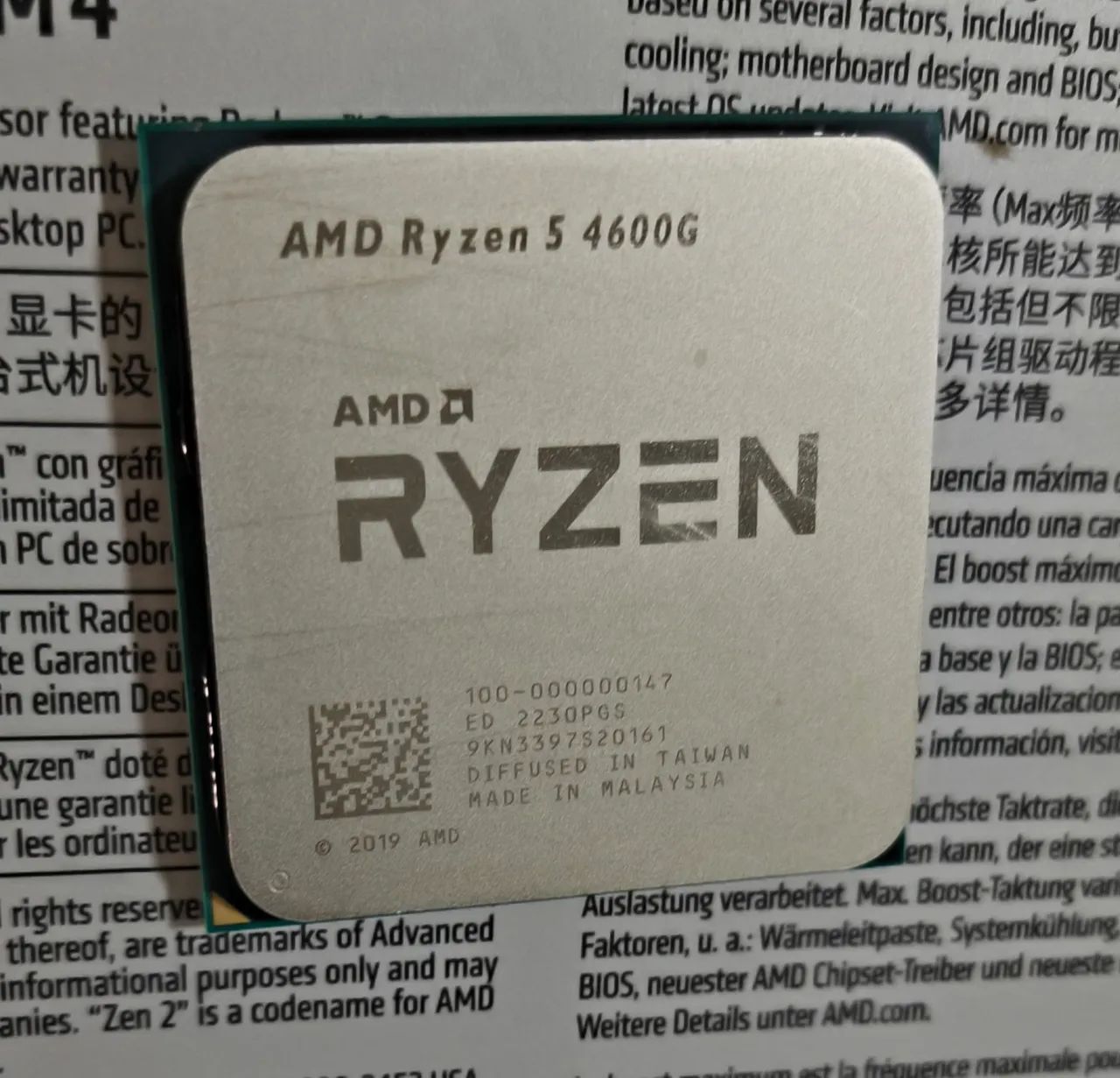 AMD R5 4600G AM4 - Foto 3