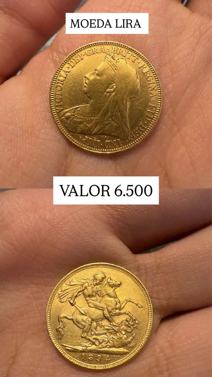 Moeda de ouro 22K  - Foto 2