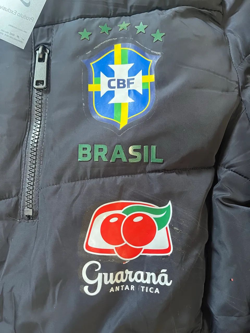 Jaqueta Seleção Brasileira Impermeável Nova | G e GG | Pronta Entrega - Foto 5