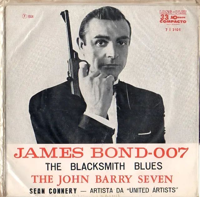 COMPACTO  VINIL - THE JOHN BARRY SEVEN - JAMES BOND 007 - RARO
