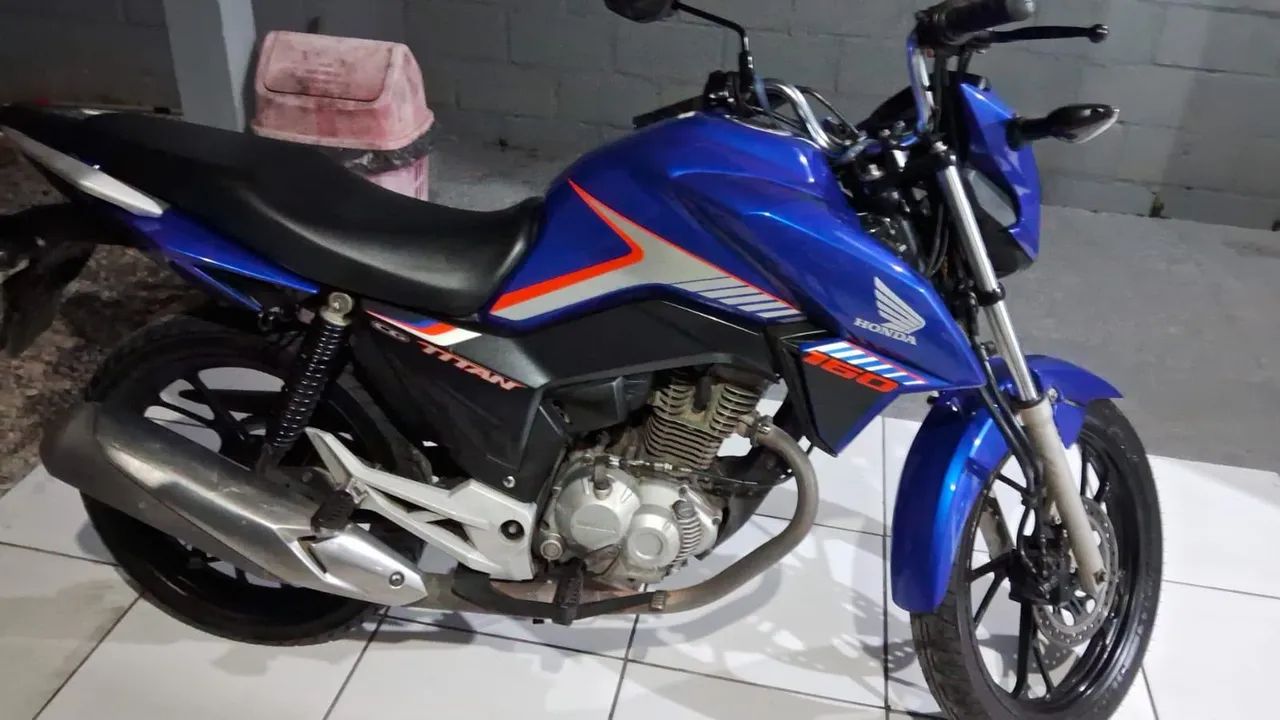 Titan 160 Azul 2018