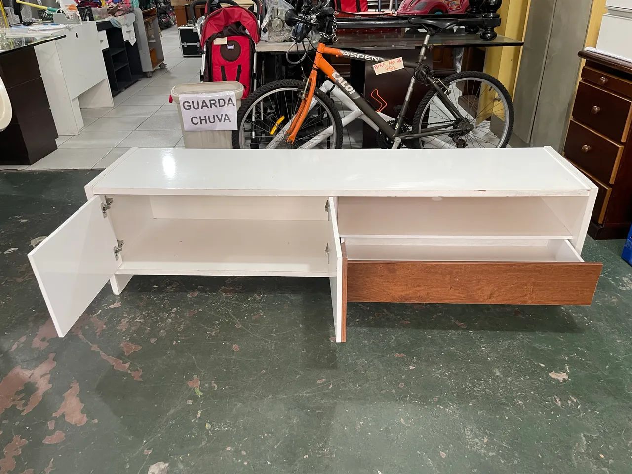 Rack para TV com 2 Portas e 1 Gaveta - Foto 2
