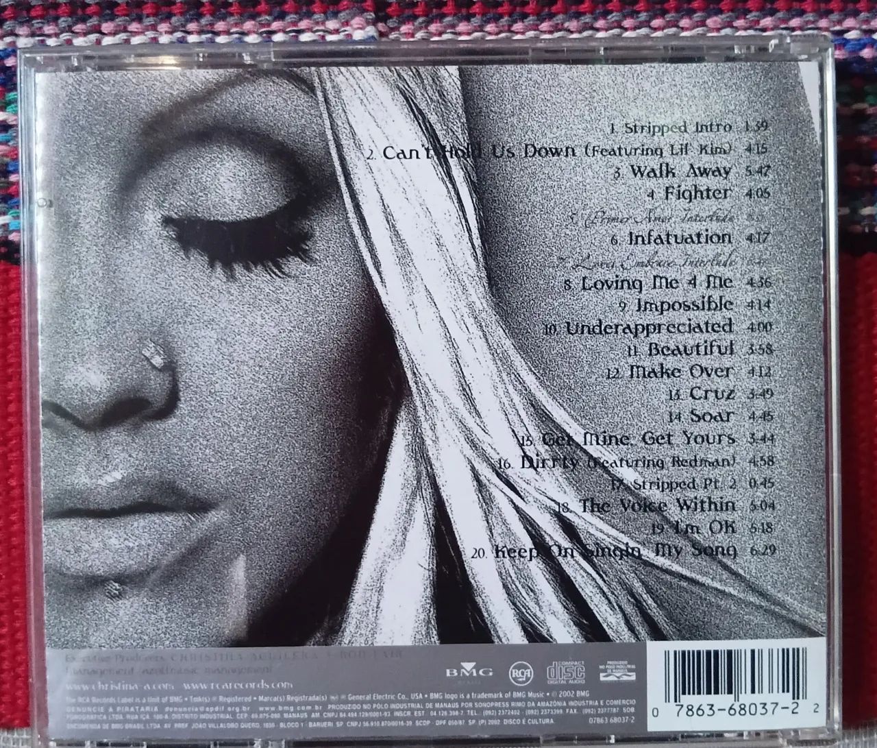 CD Christina Aguilera Stripped ( 2002 ) - Foto 4