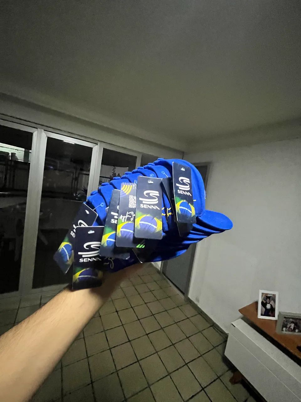BONÉ AYRTON SENNA NACIONAL AZUL - Foto 2