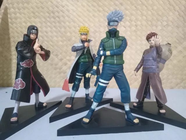 Set - Figures de Naruto - Kakashi, Gaara, Itachi, Minato