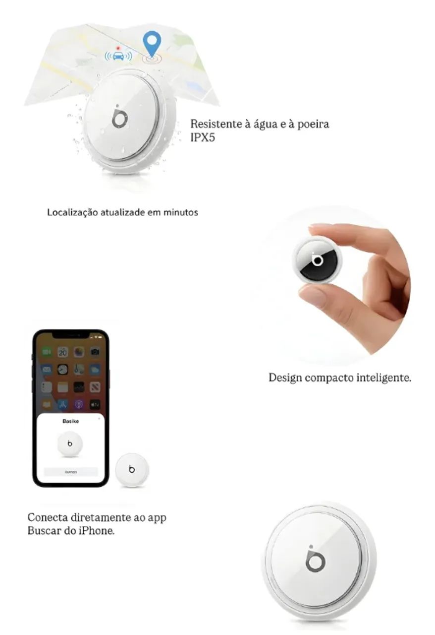 Mini Localizador Smart Tag Rastreador Gps (Entrego) - Foto 2