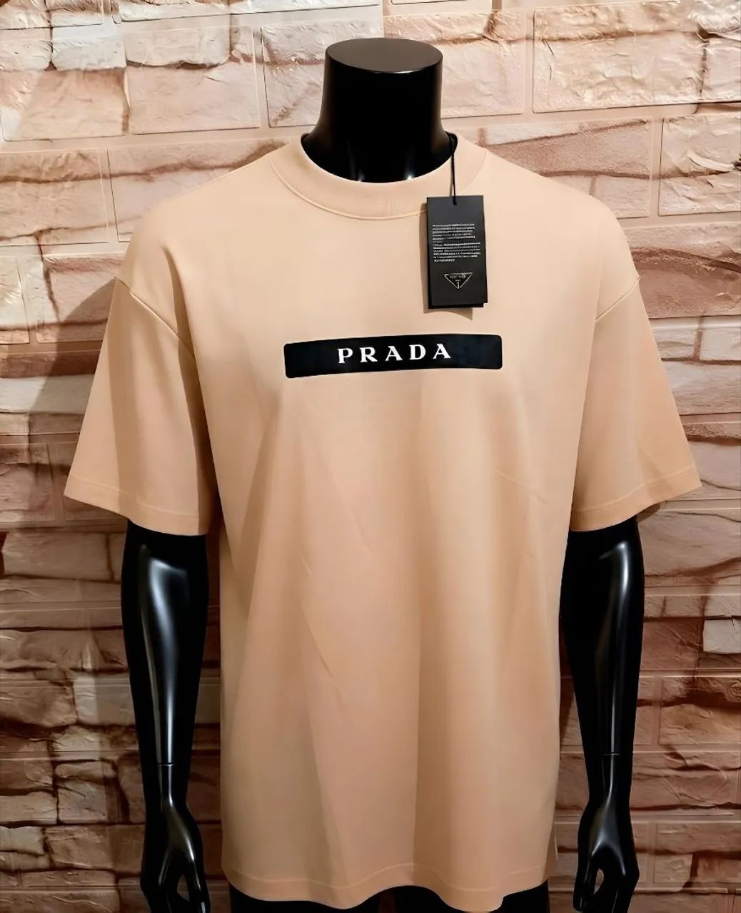 Camisa Prada Original Malha Premium LongLine/Oversized 55% OFF