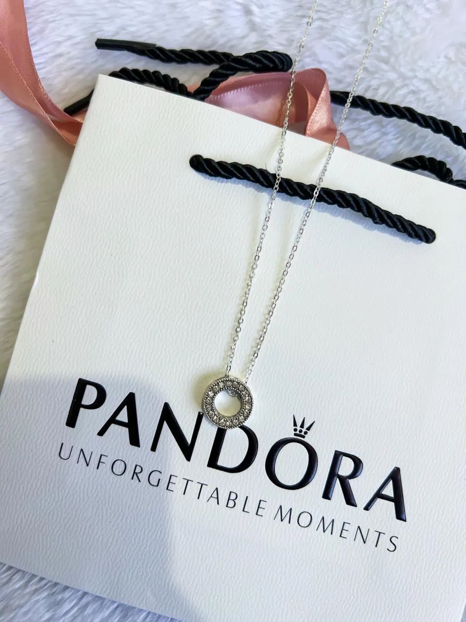 Colar Pandora círculo P  - Foto 4