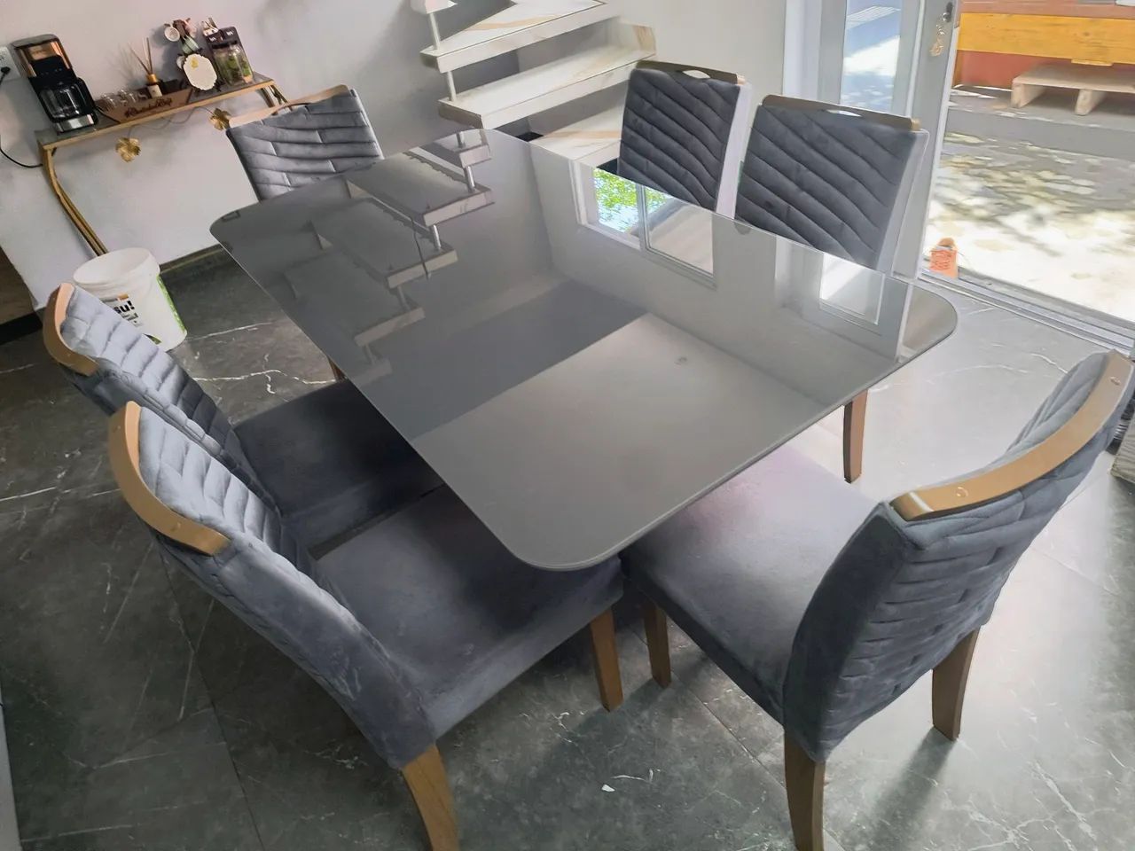 Vendo  mesa de jantar 6 lugares   - Foto 4