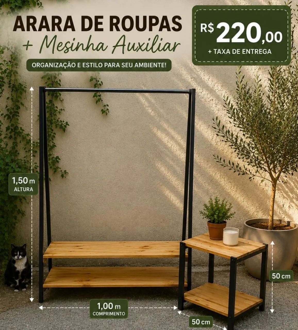 Kit para quarto em madeiras!