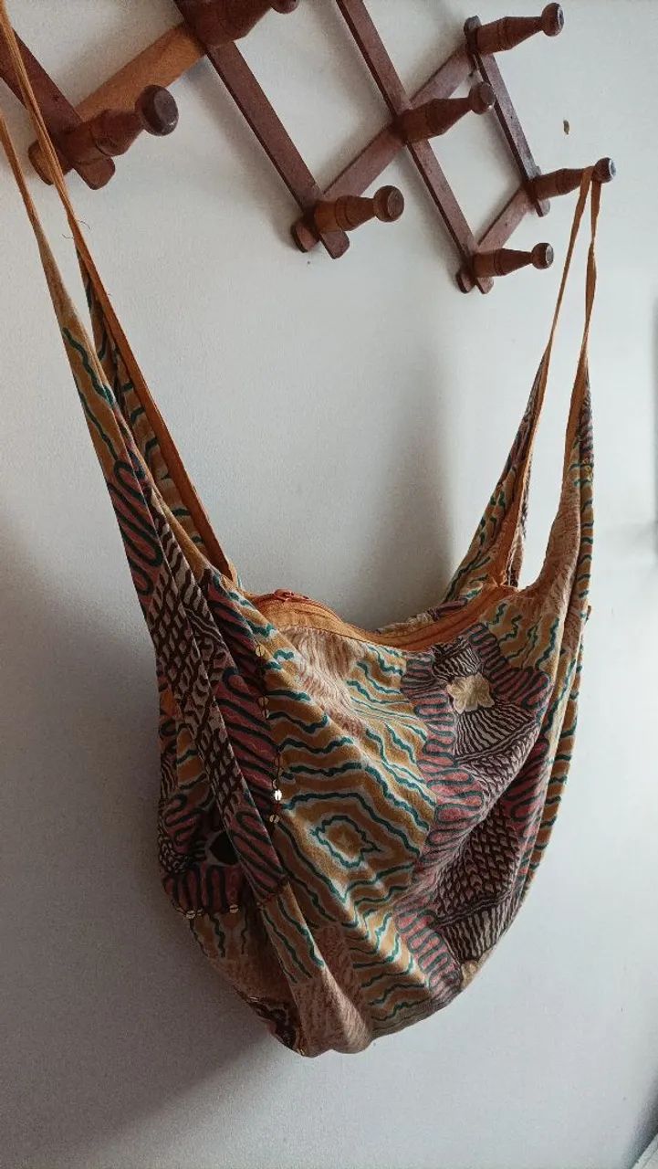 Bolsa de tecido indiana - Foto 3