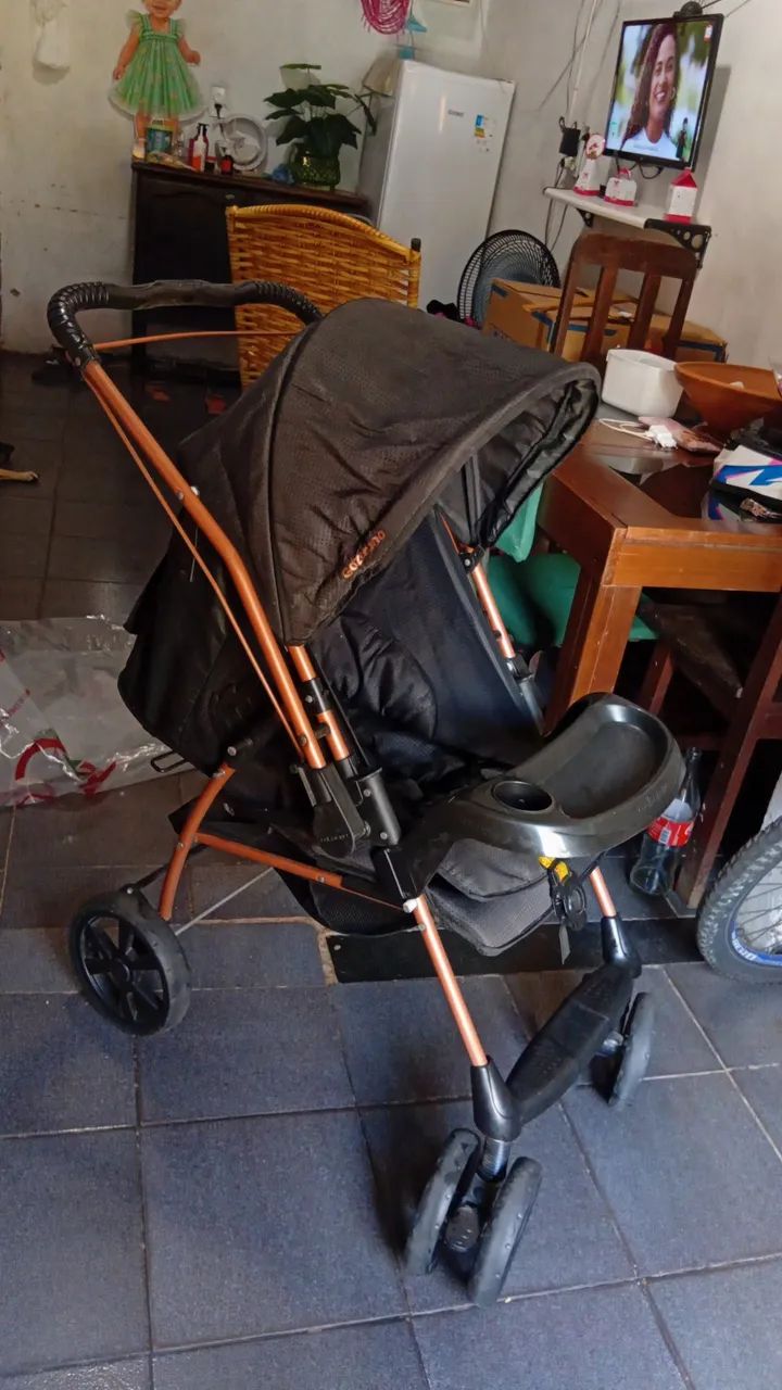 CARRINHO DE BEBÊ MILANO GALZERANO REVERSÍVEL  - Foto 2