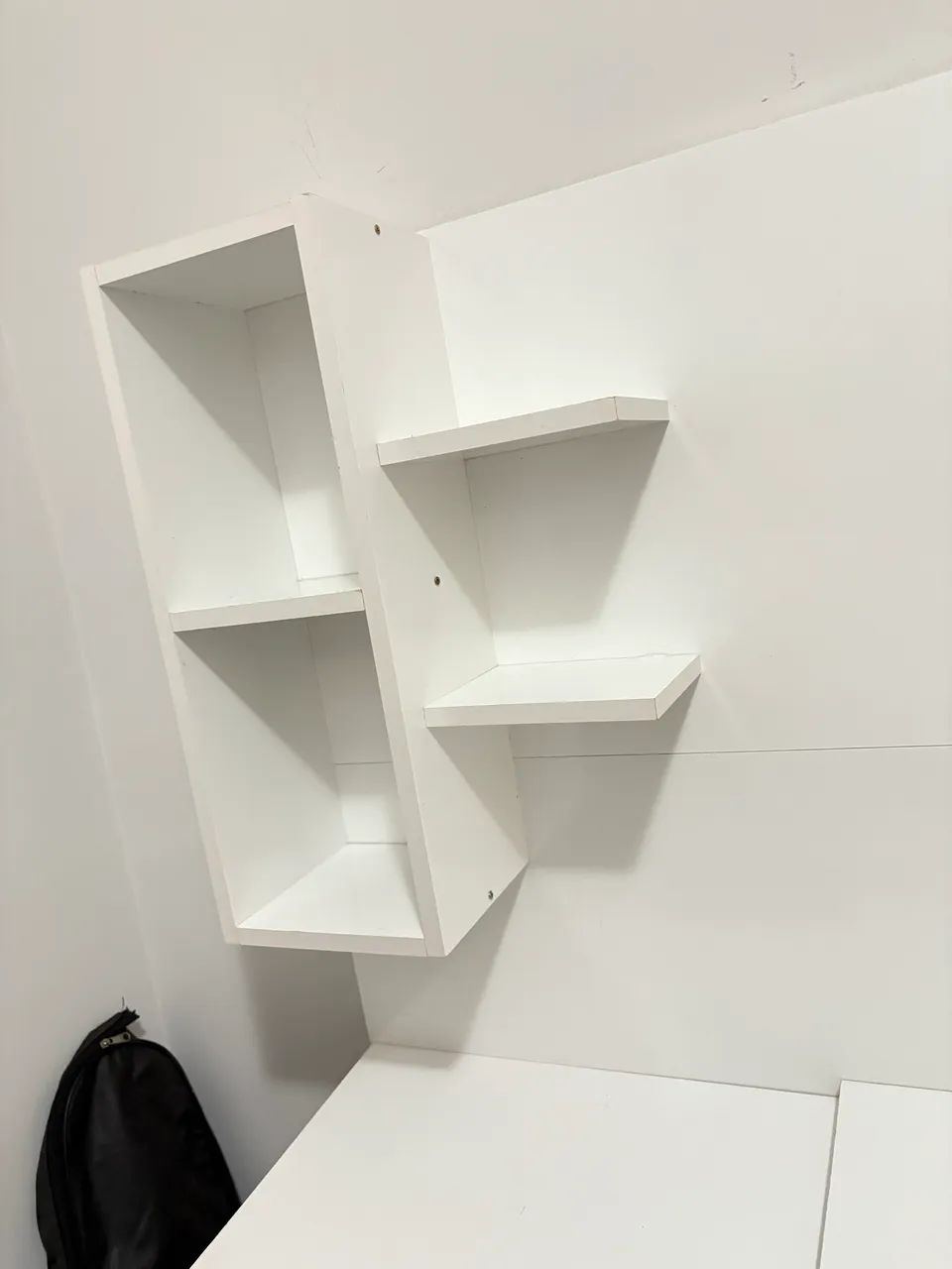 Mesa/escrivaninha mdf branco de parede  - Foto 4