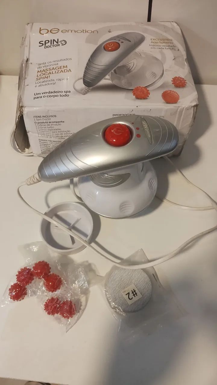 MASSAGEADOR SPIN DOCTOR POLISHOP - ORIGINAL, COMPLETO