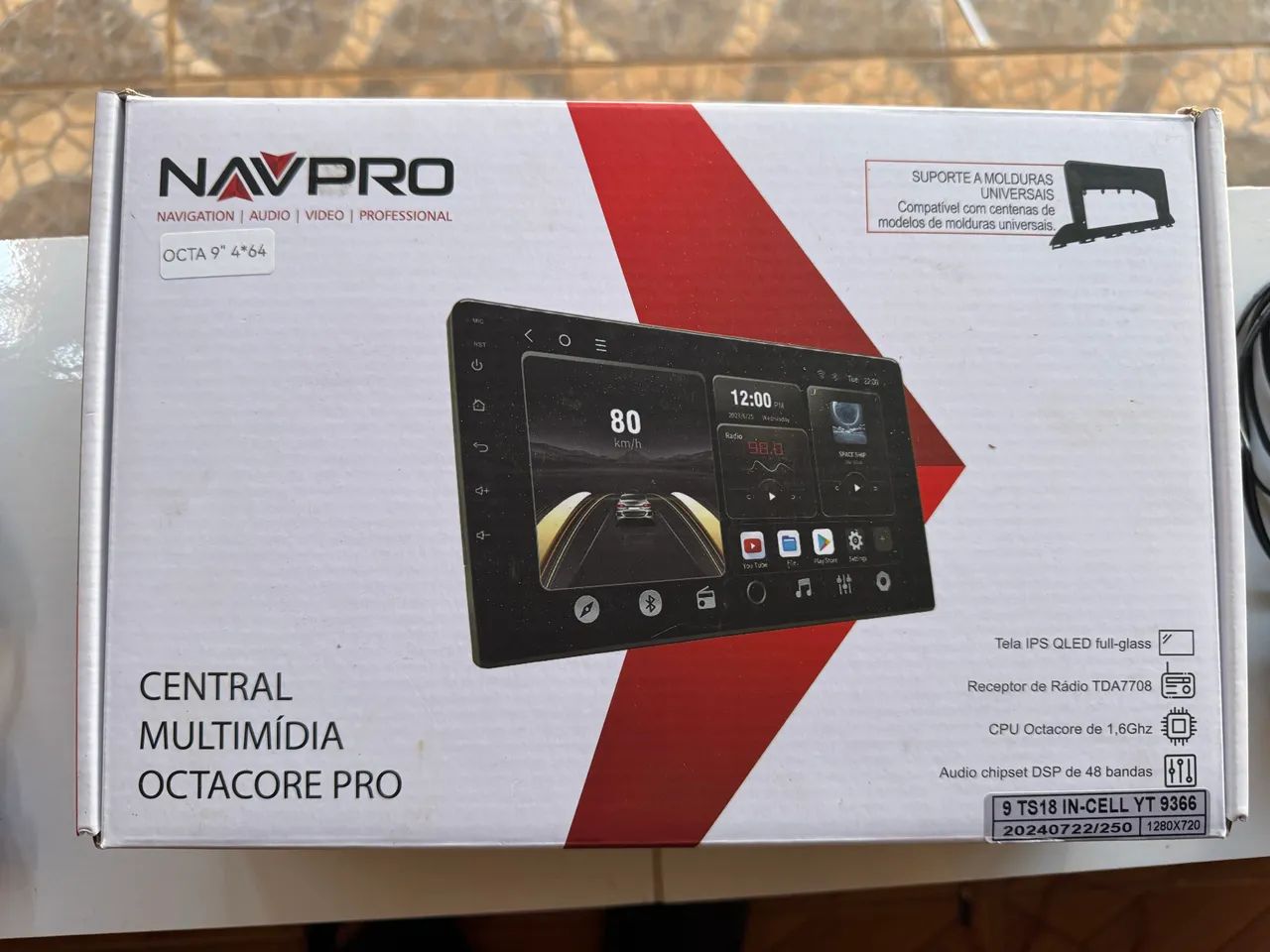 Multimídia Android NavPRO 9 Polegadas Octacore PRO - 4GB de RAM e 64GB de armazenamento - Foto 2