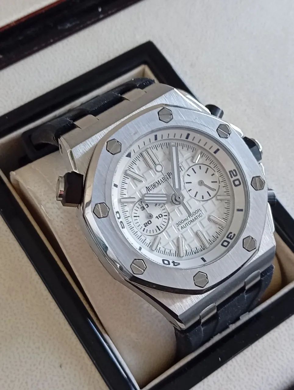 Relógio Audemars Piguet Royal branco - Foto 3