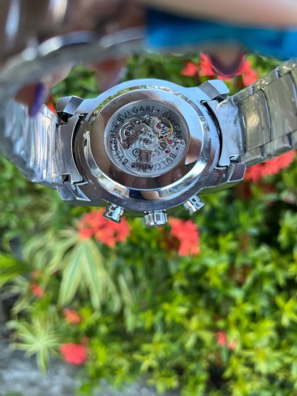 BVLGARI PEROLADO COM FUNDO DE VIDRO  - Foto 3
