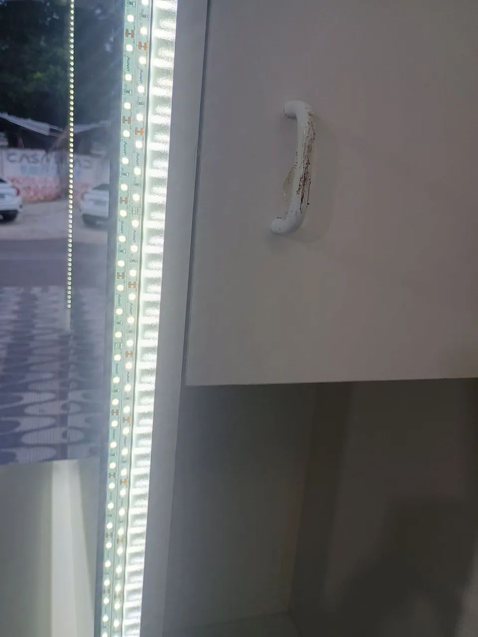 Frente de salão de beleza  com espelho e gavetas MDF resistente  - Foto 3