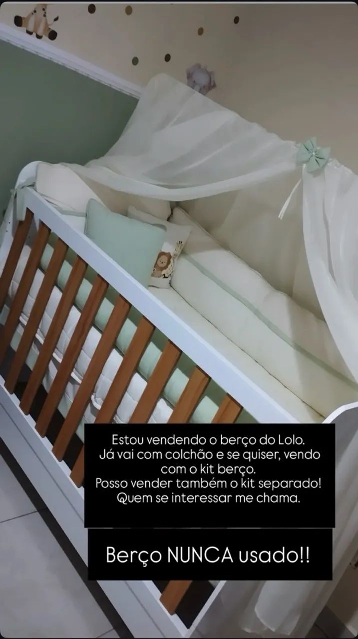 Vende-se berço 