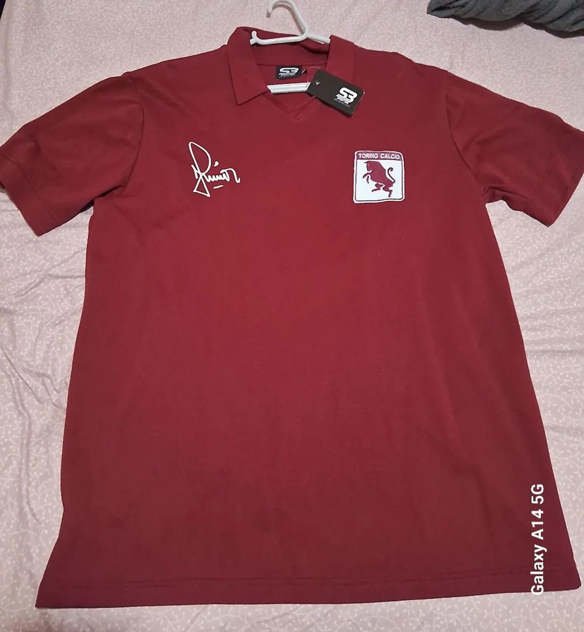 Camisa retrô Torino .  Júnior 5. 