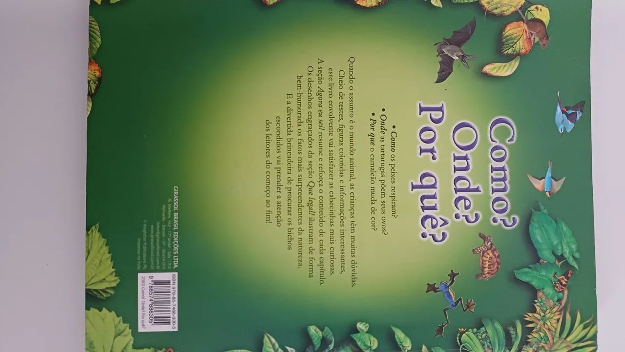 Livros de curiosidades de animais Como? Onde? Porque? - Foto 2