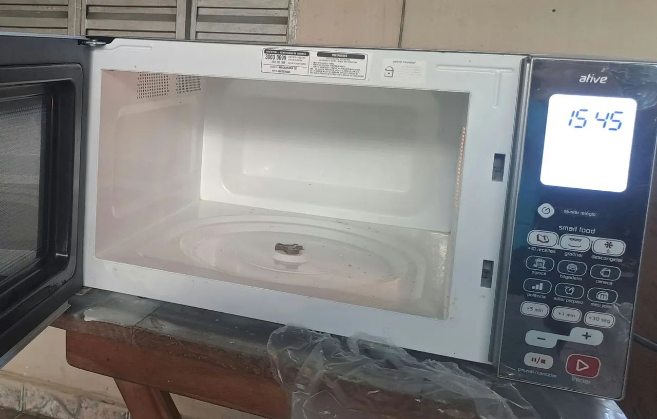 Microondas Brastemp 38l inox - Foto 3